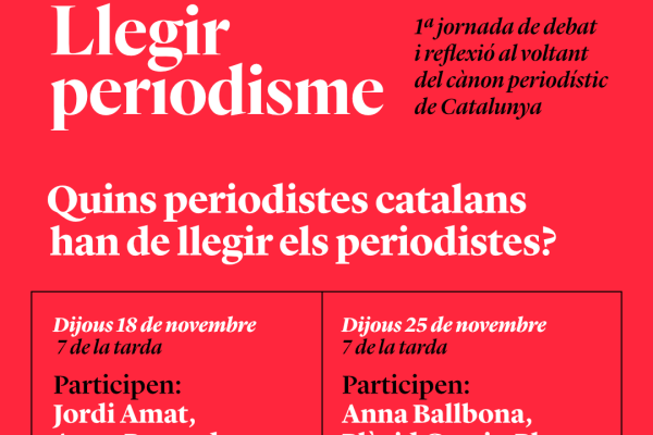 La Torratxa organitza una jornada de debat i reflexió al voltant del cànon periodístic de Catalunya